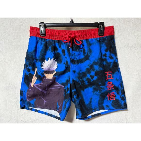 Hot Topic Jujutsu Kaisen Satoru Gojo Swim Trunks Size S - Picture 1 of 7